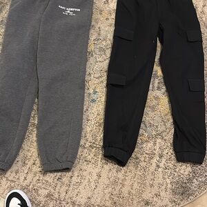 VIP Gray and Black Joggers